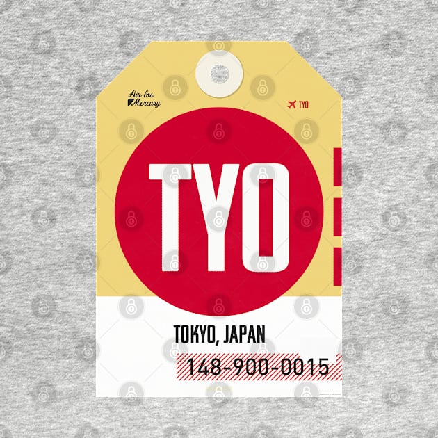 Tokyo Luggage Tag by Mercury Club